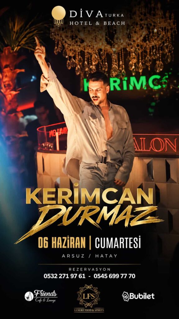 Kerimcan Durmaz etkinlik posteri