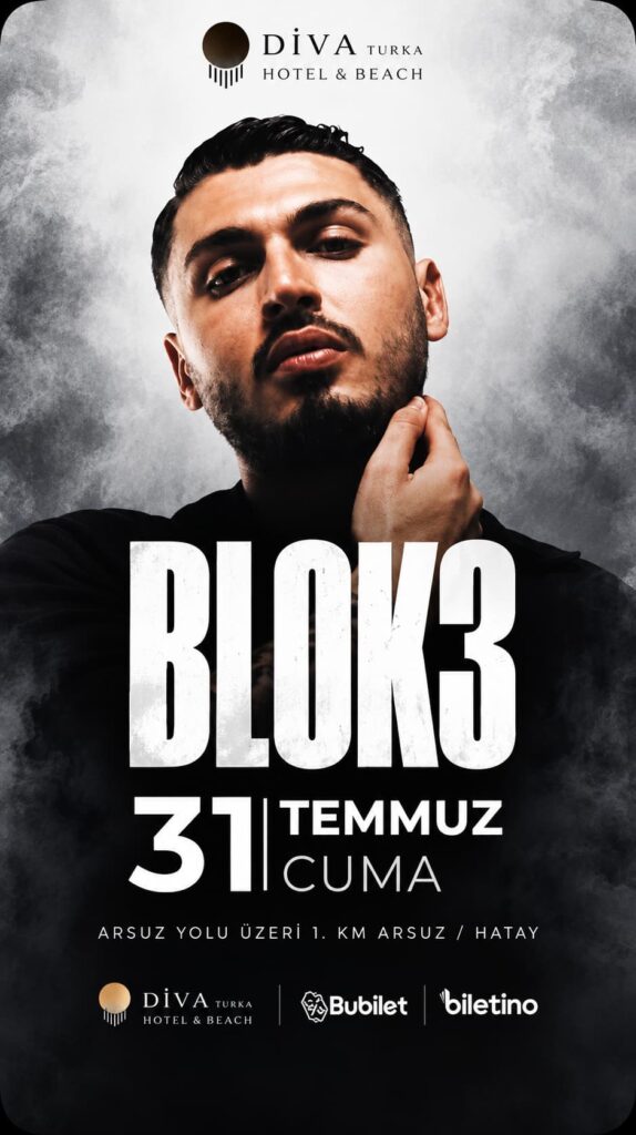 Blok3 Konseri etkinlik posteri